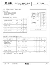 KTD998 Datasheet