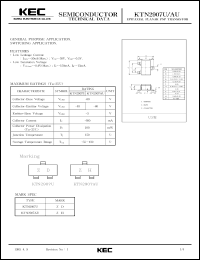 KTN2907AU Datasheet