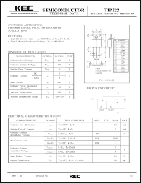 TIP122 Datasheet