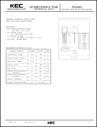 2N5401 Datasheet