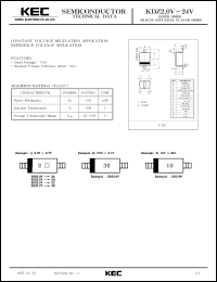 KDZ12V Datasheet