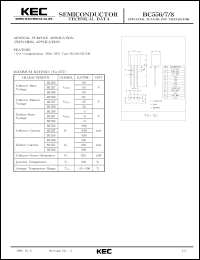 BC556 Datasheet
