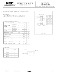 BCV71 Datasheet