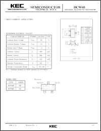 BCW68G Datasheet
