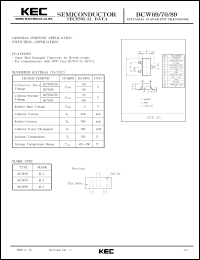 BCW89 Datasheet