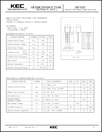 BF423 Datasheet