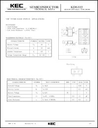 KDS112 Datasheet