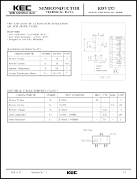 KDV173 Datasheet