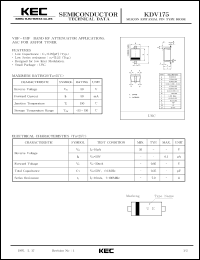 KDV175 Datasheet