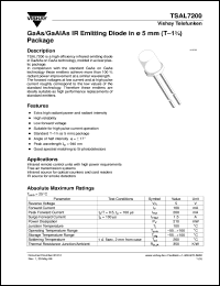 TSAL7200 Datasheet