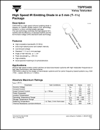 TSPF5400 Datasheet