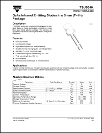 TSUS5401 Datasheet