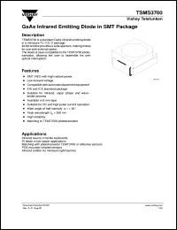 TSMS3700 Datasheet
