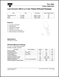 TLLR4400 Datasheet