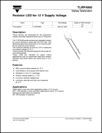 TLRP4900 Datasheet