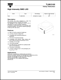 TLMK3105 Datasheet