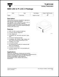 TLMY3102 Datasheet