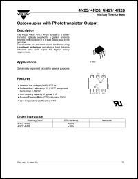 4N28 Datasheet