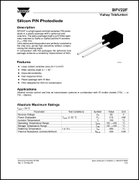 BPV22F Datasheet