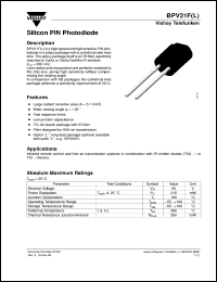 BPV22NF Datasheet