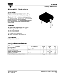 BP104 Datasheet