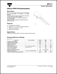 BPV11 Datasheet