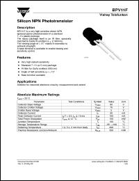 BPV11F Datasheet