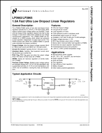 LP3962ET-5.0 Datasheet