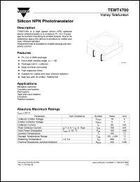TEMT3700 Datasheet