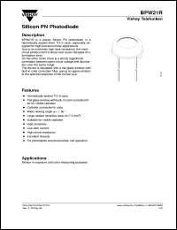 BPW21R Datasheet