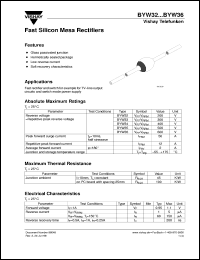 BYW32 Datasheet