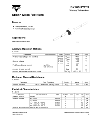 BY269 Datasheet