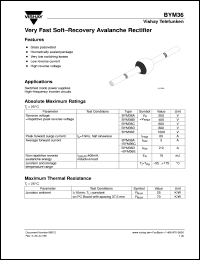 BYM36D Datasheet