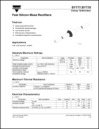 BYT77 Datasheet