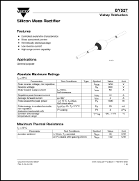 BY527 Datasheet