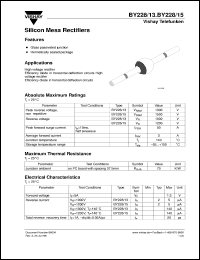 BY228-15 Datasheet