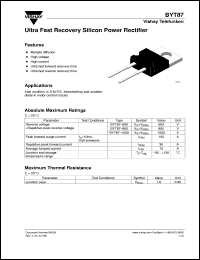 BYT87-1000 Datasheet