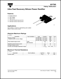 BYT85-800 Datasheet