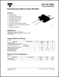 BYT12P1000A Datasheet