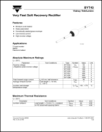BYT43D Datasheet