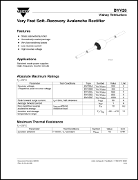 BYV26A Datasheet