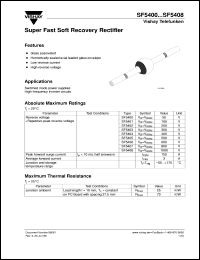 SF5404 Datasheet