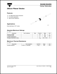 BA282 Datasheet