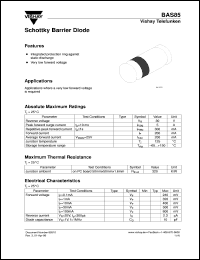 BAS85 Datasheet