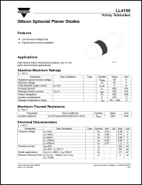 LL4150 Datasheet