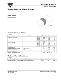 BAV200 Datasheet