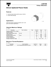 LS4150 Datasheet
