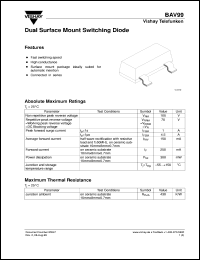 BAV99 Datasheet