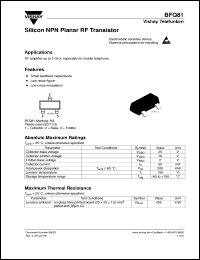 BFQ81 Datasheet