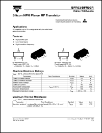 BFR93R Datasheet